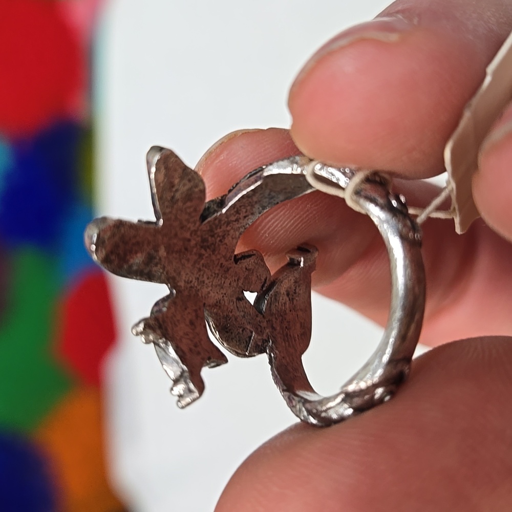 NEW Lucky Brand Silver Dragonfly Ring! - Picture 5 of 6